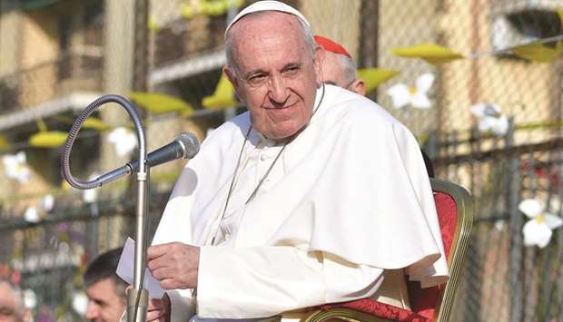 Pope Francis: marks the fifth year of his papacy next week.