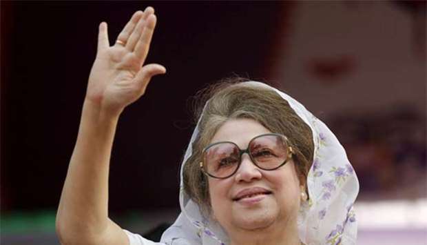 Bangladesh Nationalist Party leader Begum Khaleda Zia. File picture