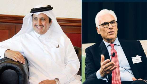 Sheikh Khalifa: Business priorities. RIGHT: Danilovich: Deep conviction.