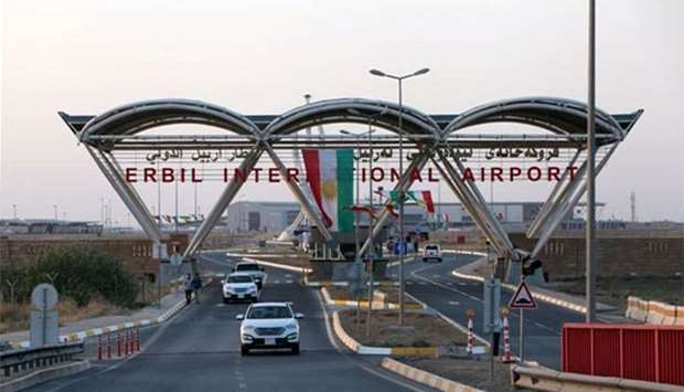 The Erbil International Airport is seen in this file picture.
