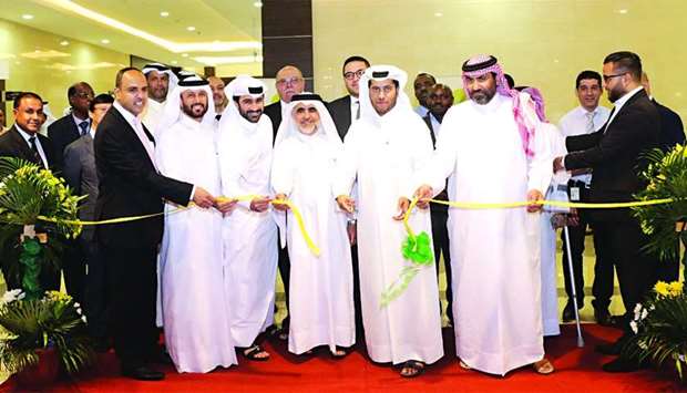 Al Meera officials and dignitaries lead the ribbon-cutting ceremony of the newly-opened Al Khor bran