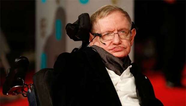 British scientist Stephen Hawking had been confined for most of his life to a wheelchair.