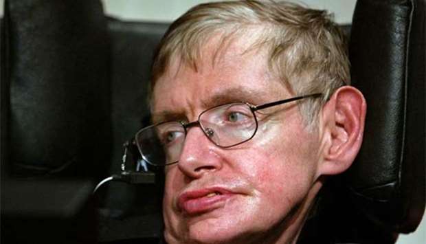 Stephen Hawking is pictured in Beijing in this 2006 file picture.