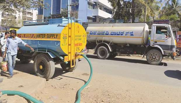 Every day more than 1,000 water tankers rumble past Nagraju2019s small plywood store in Bengaluru, throwing up clouds of dust as they rush their valuable cargo to homes and offices in Indiau2019s drought-stricken tech hub.