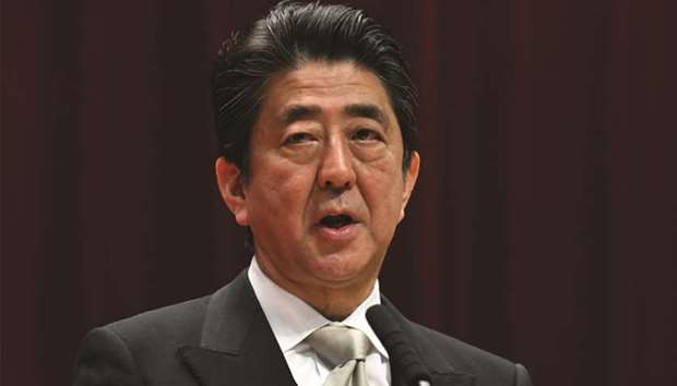 Japan PMShinzo Abe.