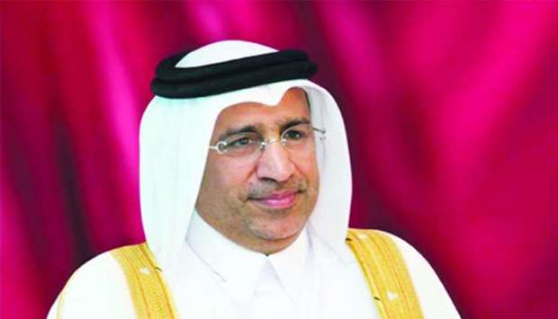 HE the Minister of Justice Dr Hassan Lahdan Saqr al-Mohannadi.