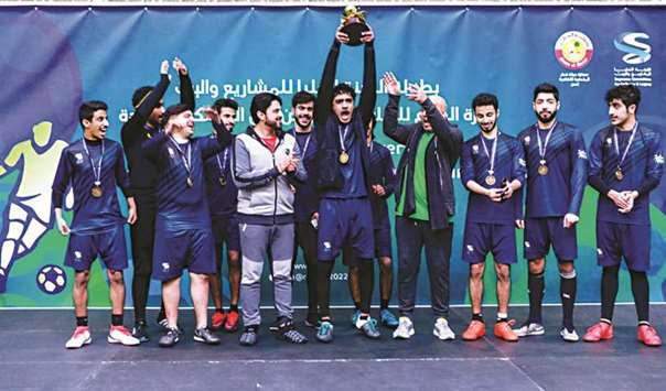 A team from Birmingham won the five-a-side tournament held at the Trafford Centre in Manchester, which included Qatari students from across the UK.
