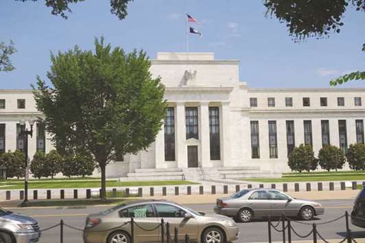 This August 1, 2015 file photo shows the US Federal Reserve building in Washington, DC. The US Federal Reserve is widely expected at a meeting today to raise rates by 25 basis points to a 1.50%-1.75% range.