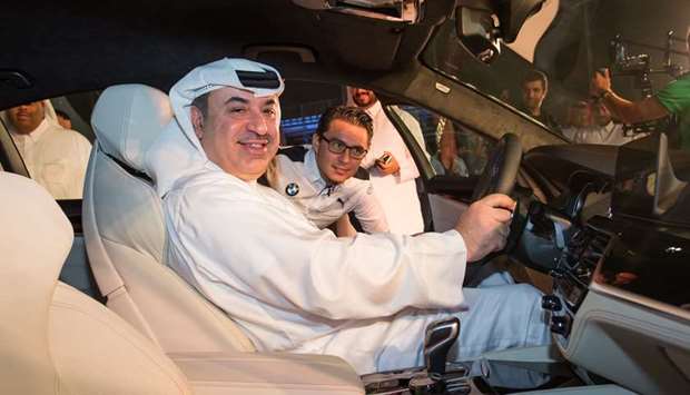 Alfardan Group president and CEO Omar Al Fardan at the exclusive preview of the new BMW M5.