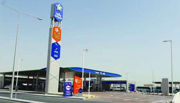The Woqod petrol station in New Salata.