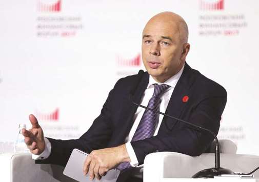 Siluanov: Developing an appetite for risk.