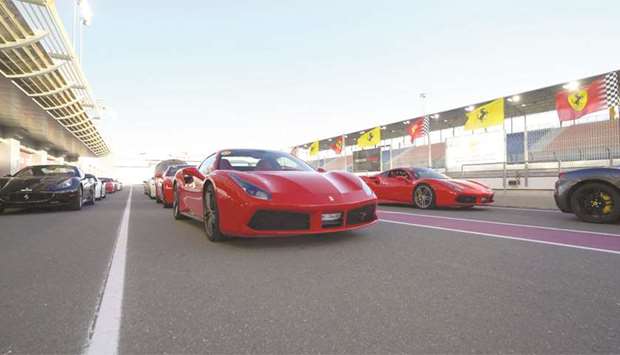 The Passione Ferrari day hosted by Alfardan Sports Motors.