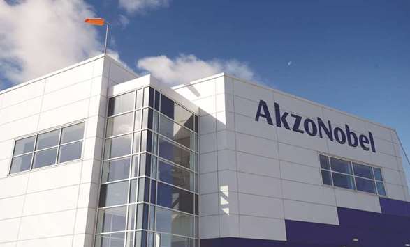 A general view of the outside of Akzo Nobelu2019s new paint factory in Ashington, Britain. Akzo Nobel will sell its chemicals business in a $12.6bn deal to buyers led by Carlyle Group, the maker of Dulux paints said yesterday, making good on a promise made as it fought off a takeover last year.