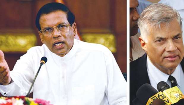 President Maithripala Sirisena, PM Ranil Wickramasinghe
