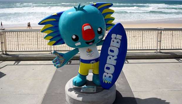 A statue of ,Borobi,, the official mascot of the 2018 Gold Coast Commonwealth Games