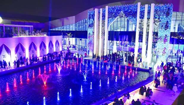 The outdoor musical water fountain serves as one of Tawar Mall's main attractions. PICTURE: Jayaram