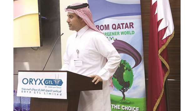 Oryx GTL chief administration officer Mohamed al-Enazi.