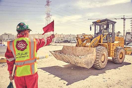 Construction works maintained its pace and was not affected by ramifications of the siege, according to a report by SAK Holding Groupu2019s Market Watch Office.