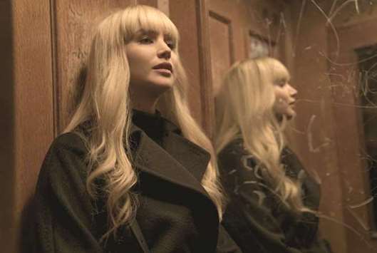 ACTION: Jennifer Lawrence in a scene from Red Sparrow.