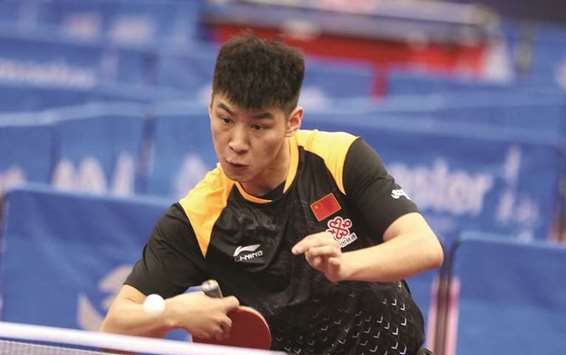 Chinau2019s Xue Fei beat Hong Kongu2019s Ng Pak Nam in three straight games to clinch the menu2019s title at the ITTF World Tour Platinum Qatar Open at Ali Bin Hamad Al Attiyah Arena yesterday.