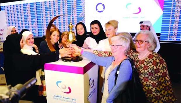 QSE holding a bell-ringing ceremony to mark Women's Day.