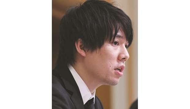 Koichiro Wada, president of Coincheck, speaks during a press conference in Tokyo. The hack of Coincheck, resulting in the disappearance of NEM cryptocurrency worth $530mn, was one of the largest of its kind, and prompted authorities to search the firmu2019s office in February.