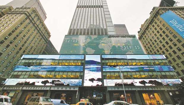 A view of the Lehman Brothers headquarters in New York. While Lehman has said that holders of the RMBS should get, at most, $2.38bn, and some institutional holders have agreed to a similar number, a group of trustees has been fighting for $11.4bn.