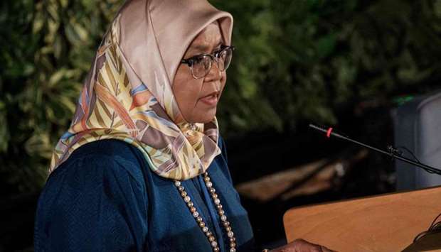Maimunah Mohd Sharif, Executive Director of the United Nations Human Settlements Programme (UN-Habitat), speaks during the opening of the 4th UN Environment Assembly at the UN headquarters in Nairobi, Kenya