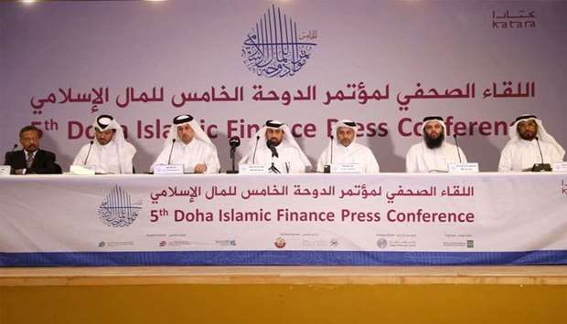 The 5th Doha Islamic Finance Conference entitled ,Islamic Finance and Digital World, will be held in Doha on March 19, the event organisers and supporters said at a press conference. PICTURE: Jayaram Korambil