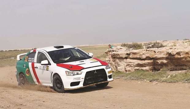 Saif Abdullah al-Harthy and co-driver Mohamed al-Mazrouii head the Oman contingent.