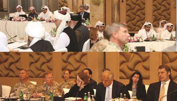 The latest round of peace talks between the US and the Taliban was held in Qatar from February 25 to March 12. Images courtesy of QNA