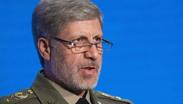 Iran's Minister of Defence and Armed Forces Logistics Brigadier General Amir Hatami