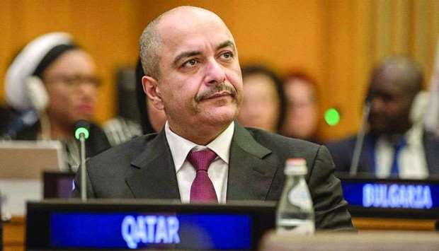 HE the Minister of Administrative Development, Labour and Social Affairs Yousef bin Mohamed al-Othman Fakhro taking part in 63rd session of the Commission on the Status of Women at the United Nations (UN) headquarters in New York.