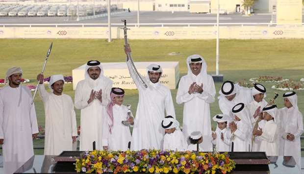 Amir awards camel race winnersrnrn