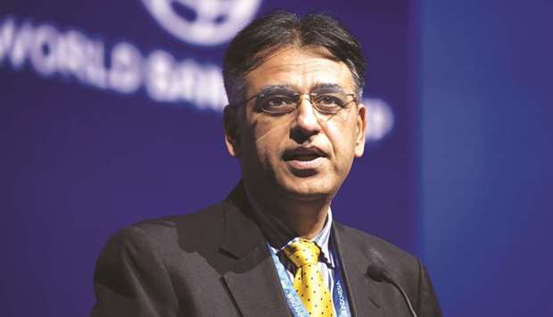 Asad Umar, Pakistanu2019s Finance Minister, speaks at the International Monetary Fund and World Bank Group Annual Meetings in Nusa Dua, Indonesia. Asad Umar said the IMF is demanding free float of exchange rate but the government wants to move ahead towards this objective in a phased manner.