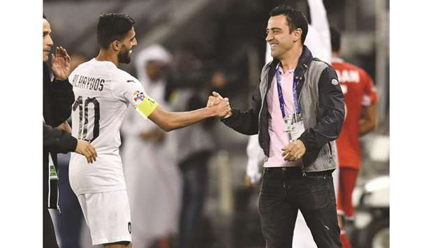 Al Sadd captain Xavi Hernandez (right) will be available for todayu2019s QNB Stars League match against Al Sailiya, having recovered from an injury.