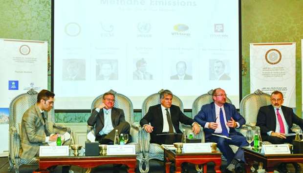 Subject matter experts discuss the theme u2018Reducing Methane Emissions from Energy-Related Extractive Activitiesu2019 during the Al-Attiyah Foundation's u2018CEO Round-Table and Senior Energy Managers Dialogueu2019 held in Doha.