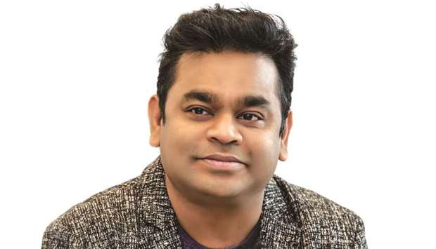 A R Rahman during his interview with Gulf Times yesterday in Doha. PICTURE: Jayan Orma