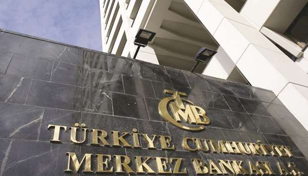 Turkeyu2019s central bank headquarters is seen in Ankara (file). Markets expect the central bank to start cutting rates, currently at 24%, around mid year.