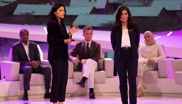 A still from the first episode of Doha Debates held in February.rnrn