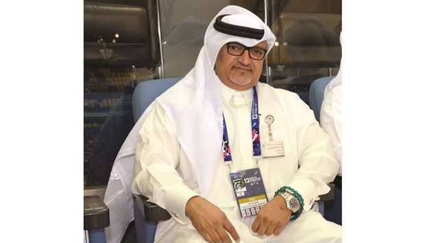 Qatar Gymnastics Federation  president Ali al-Hitmi.