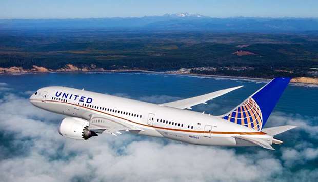 One of the  Boeing 787-900s of United Airlines