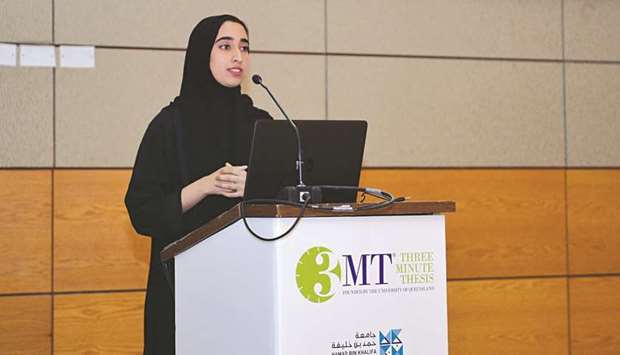The 3MT competition requires competitors to deliver a succinct overview of their thesis to a non-specialist audience in three minutes or less.