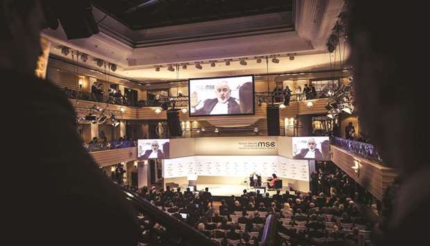 A view of the main Munich Security Conference hall. (Image source: MSC / Kuhlmann)