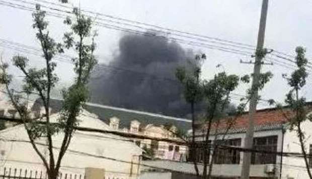 Blast at electronics factory in east China