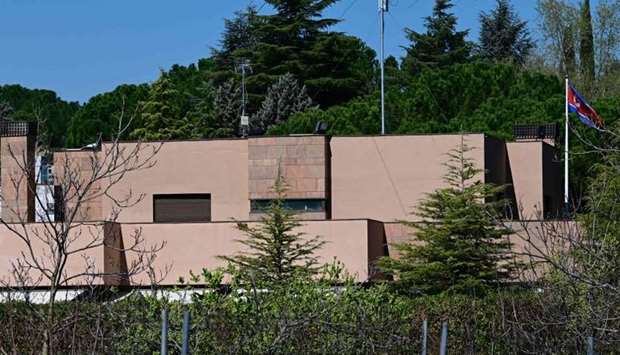 The North Korean embassy in Madrid