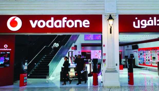 A Vodafone Store.