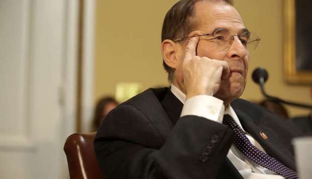 US Rep. Jerrold Nadler listens during a House Rules Committee meeting at the US Capitol February 25, 2019 in Washington, DC.