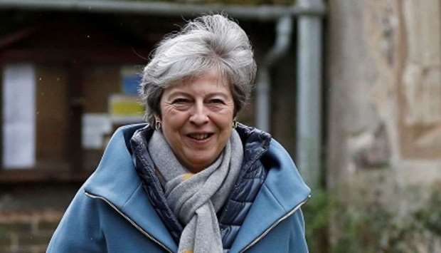 Britain's Prime Minister Theresa May