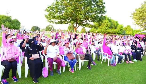 A breast cancer awareness programme by QCS.